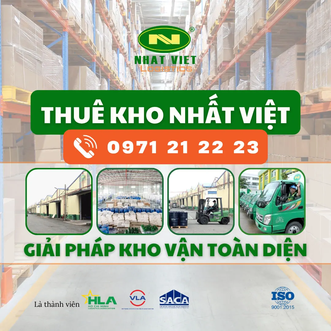 Dịch vụ cho thuê kho Nhất Việt Logistics